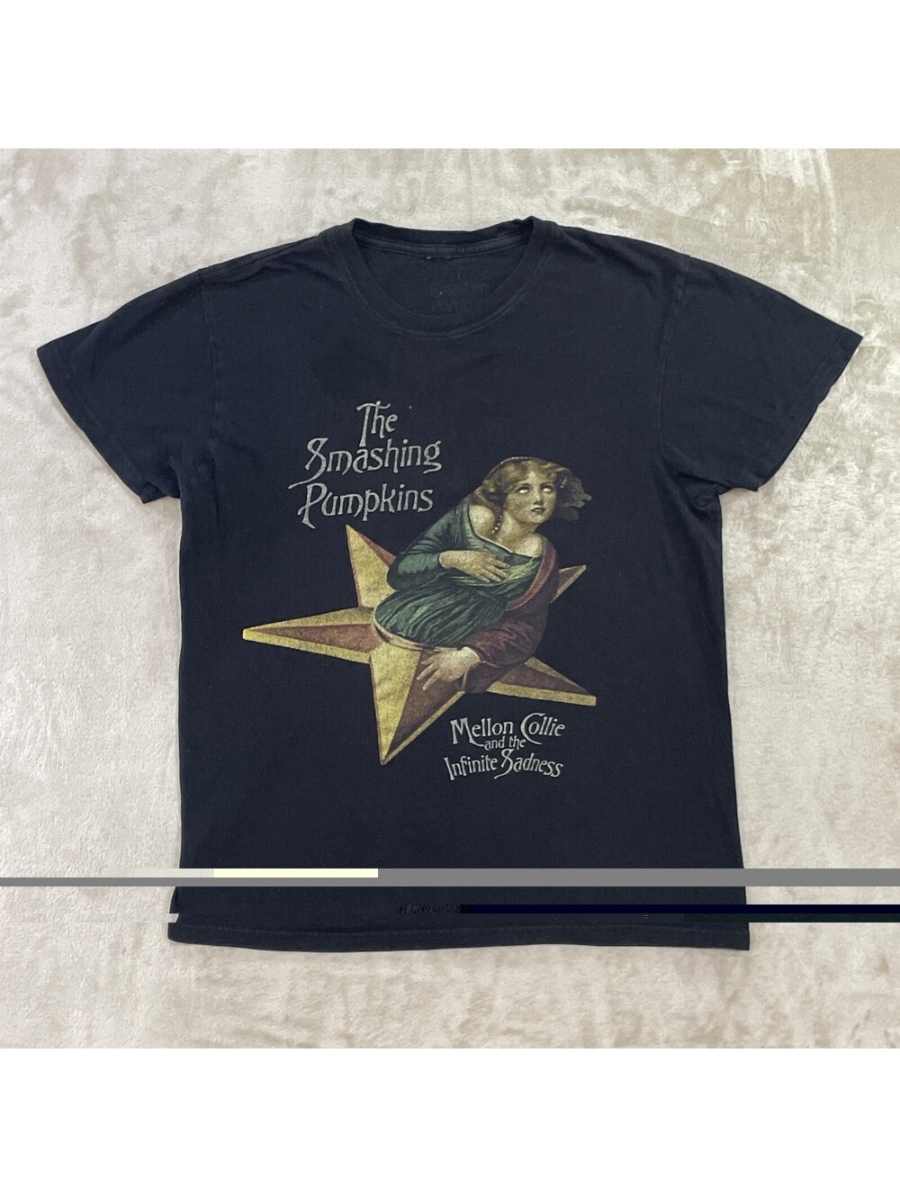 The Smashing Pumpkins Mellon Collie & the Infinite Sadness Tee Black Adult Sz S